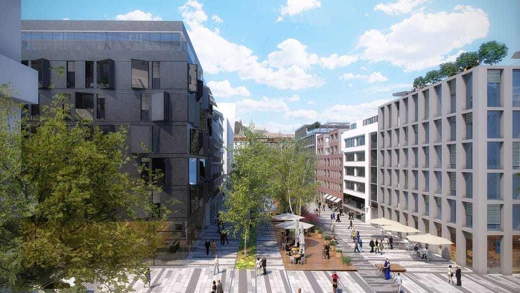 Smíchov City, vizualizace | Zdroj: Sekyra Group