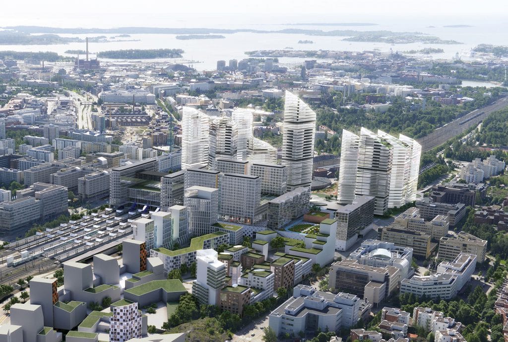 Projekt Tripla, Helsinky, vizualizace | Zdroj: YIT