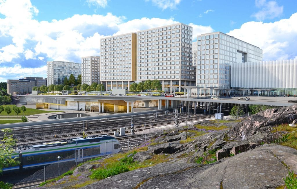 Projekt Tripla, Helsinky, vizualizace | Zdroj: YIT